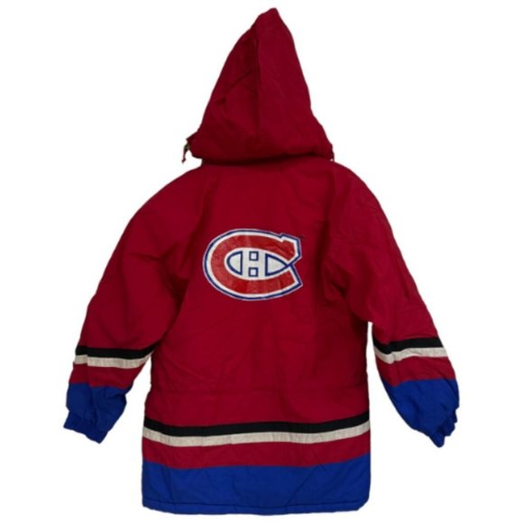 Montreal Canadiens NHL Vintage Winter Jacket Newface Size  XL - 90s Retro - Picture 2 of 7